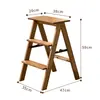 Taburete Escalera Plegable, Engrosado y Reforzado, Escalera de Ascenso Doméstica, Escalera de Peldaños, Taburete Pequeño Ligero, Escalera de Doble Uso
