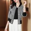 Chaqueta Corta Holgada Satinada para Mujer 2022 Primavera y Verano Protección Solar Chaqueta de Béisbol Cárdigan Versátil Ropa Exterior Manga Larga