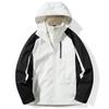 Chaqueta de venta directa de fábrica para hombre y mujer con capucha para exteriores tres en uno impermeable cortavientos de montañismo 1819R