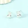 Brincos Fofos de Abelhinha Doce Estilo Floresta para Mulheres, Estilo Coreano, Simples e Versáteis, Brincos de Moda para Estudantes do Dia a Dia