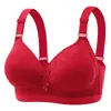 Roupa Íntima Transfronteiriça Nova de Tamanho Grande Confortável Ajustável Push-Up Anti-Queda Redução Mamária Sutiã de Suporte Sem Aro Lindo Sutiã nas Costas