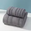 Juego de Toallas de Baño Transfronterizo 100% Algodón, Toalla Jacquard de Color Sólido para Regalo, Juego de Toallas de Exportación Comercial 100% Algodón con Logo Personalizado