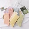 Calcetines de Maternidad Lisos Sin Costuras para Mujer, Calcetines de Algodón a Media Pantorrilla, Estilo Básico Primavera y Verano, Calcetines Holgados Versátiles de Colores Dulces para Mujer