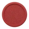 Patrón de Malla Superventas Transfronterizo Alfombrilla Redonda Antideslizante de Silicona para Coche Portavasos Creativo para Coche Almacenamiento Interior de Coche Posavasos Antideslizante