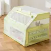 Quarto de Maternidade para Gatos com Estampa Floral Completa Estilo Coreano, Ninho de Gato, Tenda para Gatos Esperando o Parto, Tenda Fechada, Conjunto de Caixa para Esperar o Parto, Especialmente Projetado para Gatos