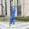 Flor artificial azul real de alta gama 2024, nuevo material floral para bodas, fondo para bodas, accesorios para arreglos florales.