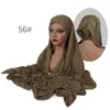 Conjunto de Chapéu Tubo 100% Algodão e Lenço de Cabeça 100% Algodão, Boné Base de Modal, Lenço Longo de Algodão Puro Modal Conjunto de Duas Peças Combinação