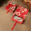 Caixa Gaveta para Pulseira Estilo Chinês, Pulseira, Bracelete, Caixa Flutuante Transparente com Gaveta para Joias, Caixa de Embalagem para Joias, Pequena Caixa de Presente