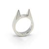 Anillo de hebilla de un solo dedo con orejas de gato de autodefensa transfronteriza, rompeventanas, productos para exteriores para hombres y mujeres, anti-lobo, venta directa de fábrica