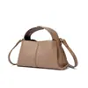 Bolso Pequeño Cuadrado Portátil Simple de Color Sólido a la Moda para Mujer 2024 Nuevo Bolso de Hombro Cruzado Informal Versátil