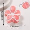 Gurex Jewelry Estilo Meio do Século Casco de Tartaruga High-End Flor Pegador Rabo de Cavalo Meio Preso Grampo de Cabelo Frangipani Acessórios de Cabelo para Mulheres