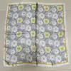 Lenço Quadrado de Seda Falsa com Estampa Paisley Vintage 70cm Lenço de Cetim com Estampa de Zebra Estampa de Castelo Acessório para Terno Camisa Lenço de Pescoço