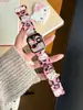 Correa de Reloj Magnética de Silicona con Estampado de Leopardo para Apple Watch Iwatch12 Generación 11/10Ultrase