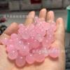 Cuentas de jade 10 mm cuentas de morganita rosa loto accesorios para joyería con cuentas diy Accesorios para pulsera Venta al por mayor