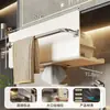 Estante de almacenamiento para paños faciales montado en la pared baño inodoro estante de almacenamiento para papel higiénico húmedo estante de toallas para baño del hogar portarrollos de papel de cocina