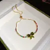 Pulseira Borboleta de Madrepérola Banhada a Ouro Real 14K, Fresca e de Luxo Leve com Toque de Alto Padrão, Joias de Design de Nicho para Mulheres