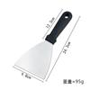 Pala diagonal grande de acero inoxidable con mango de plástico, herramientas para hornear, pala para pizza, pala para bistec y pala para panqueques, directa de fábrica