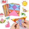 Libro de Origami en Inglés Transfronterizo Materiales para Hacer Manualidades DIY para Niños Papel de Colores para Jardín de Infancia Juguetes de Papel Hechos a Mano