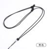 Collar hecho a mano con cuerda fina tejida para clavícula, colgante de cera de jade, cordón colgante de jade, venta al por mayor