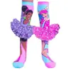 Meias de acessório infantil mais vendidas de celebridade da internet transfronteiriça, meias personalizadas da moda com desenho de laço de cachorro, princesa para meninas, atacado