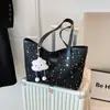 Bolso de Hombro Casual con Estampado Lindo, de Alta Gama y a la Moda, de Gran Capacidad para el Viaje Diario, Bolso Tote Simple para el Hombro para Mujeres