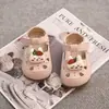 Sandalias Lindo Dibujo Animado Pañuelo para la Cabeza para Niñas 2026 Verano Nuevo Casual Zapatos de Cuero para Niña Pequeña Huecos Zapatos de Princesa Individuales