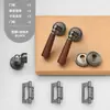 Cerradura de puerta de madera de nogal de lujo ligero estilo francés para uso en interiores en dormitorios, cocinas y baños, manija de puerta dividida universal para el hogar