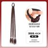 Tranças Peruca Feminina Novo Estilo Chinês Tranças Pequenas Espinha de Peixe Tranças Boxe Internet Popular Peruca Natural Mulheres Alto Rabo de Cavalo