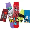 Calcetines de Tubo Medio de Algodón para Hombre Capitán América Marvel Joker Transfronterizos de Cuatro Estaciones