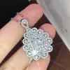 Cao Shi Comercio Exterior Shein Collar Más Vendido para Mujer Estilo Nuevo Gargantilla Brillante de Lujo Modelo de Lujo de Gama Alta Floral Gota de Agua