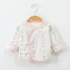 Ropa de Medio Espalda para Recién Nacidos Primer Bebé Tops de Algodón Puro Estilo Cuatro Estaciones Ropa de Monje Clase A Sin Huesos Ropa de Maternidad