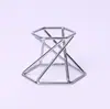Base de metal para bola de cristal soporte decoración del hogar manualidades de arte en hierro fabricante adorno de base de bola de cristal soporte de exhibición