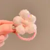 Estilo Coreano Nuevo Lentejuelas Dulces Linda Flor Cuerda para el Cabello Anillos para el Cabello de Niños Cuerda Elástica Alta para Cola de Caballo Tendón de Goma Accesorios para el Cabello