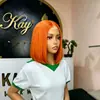 Xinhua WigsModelo Nuevo Transfronterizo 2026 Peluca Bob Corto de Encaje Frontal Pieza de Cabello de Fibra Sintética de Alta Temperatura