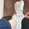 Calcetines Invisibles Bajos Lindos de Primavera/Verano con Diseños de Gatos y Perros de Dibujos Animados, Elementos Fair Isle, Lazos en Forma de Corazón y un Toque Femenino