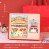 Ciudad Prohibida de Pekín, Palacio de Verano, Templo del Cielo Souvenirs Turísticos, Cuaderno de Lujo, Juego de Imanes para Refrigerador con Arena Líquida, Regalo Estilo Chino