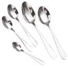 Venta al por mayor del fabricante Serie 1012 Vajilla de Acero Inoxidable Cucharas Puntiagudas, Cucharas para Arroz, Cucharas de Sopa para el Hogar, Cucharas para Comer, Se Puede Añadir Logo