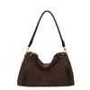 Bolsa Tote Elegante Fosca de Nicho para Mulheres Outono Inicial 2025 Grande Capacidade Versátil para o Dia a Dia Ombro Transversal
