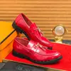 Zapatos de Hombre Transfronterizos, Zapatos de Cuero Puntiagudos Casuales Británicos, Zapatos Casuales de Peluquero de Moda, Zapatos de Cuero con Borlas Estilo Coreano para Hombre