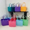 Bolsa de praia mini versátil em EVA transfronteiriça, bolsa com furos DIY, portátil para viagens, ao ar livre, à prova d'água, fácil de limpar e guardar