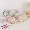Bolso Bandolera Casual Gardenia para Bolígrafos, Simple de Alta Apariencia Estudiante Bolsa de Almacenamiento para Papelería, Neceser, Artículo de Gran Capacidad