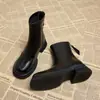 1108-1 Botas para Mulheres 2025 Primavera e Outono Novo Estilo Coreano Botas Curtas para Tornozelo Sapatos Femininos de Outono e Inverno Sapatos Baixos Botas Curtas
