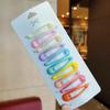 Dulce Coreano Color Caramelo Pinza Bb Set Infantil Pinza Lateral Colorida para Bebé Pinza para el Cabello ins Accesorios para el Cabello de la Flequillo de la Niña