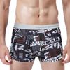 Ropa interior de seda helada para hombre Pingkang Lexia pantalones cortos de boxeo para hombre tendencia personalidad coqueto sueltos transpirables outlet de fábrica