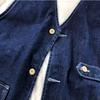 Estilo americano vintage ferramental denim colete masculino verão fino multi-bolso colete sem mangas camiseta colete jaqueta masculina jaqueta da moda