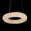 Novo lustre de cristal de cabeceira de luxo leve transfronteiriço 2024, de alta qualidade, quente e romântico, para cabeceira, sala de estar, quarto, pequeno lustre de ferro