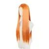 Peluca de Encaje Frontal 13*4, Cabello Largo Recto Marrón, Línea de Cabello Natural, Peluca de Encaje Frontal de Fibra Sintética