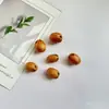 Pendientes de Planta Fruta Bellota Hechos a Mano DIY Fruta Pendientes Personalizados Creativos Material Chica Linda Pendientes Retro