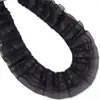 Poliéster Encaje Plisado Gasa Doble Capa Cinta de Encaje DIY Pinza para el Cabello Vestido de Muñeca Zapatos Sombreros Falda Ropa Accesorios