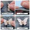 Botón de ajuste de cintura para jeans, faja mariposa para la cintura, herramienta para apretar pantalones sin hacer agujeros